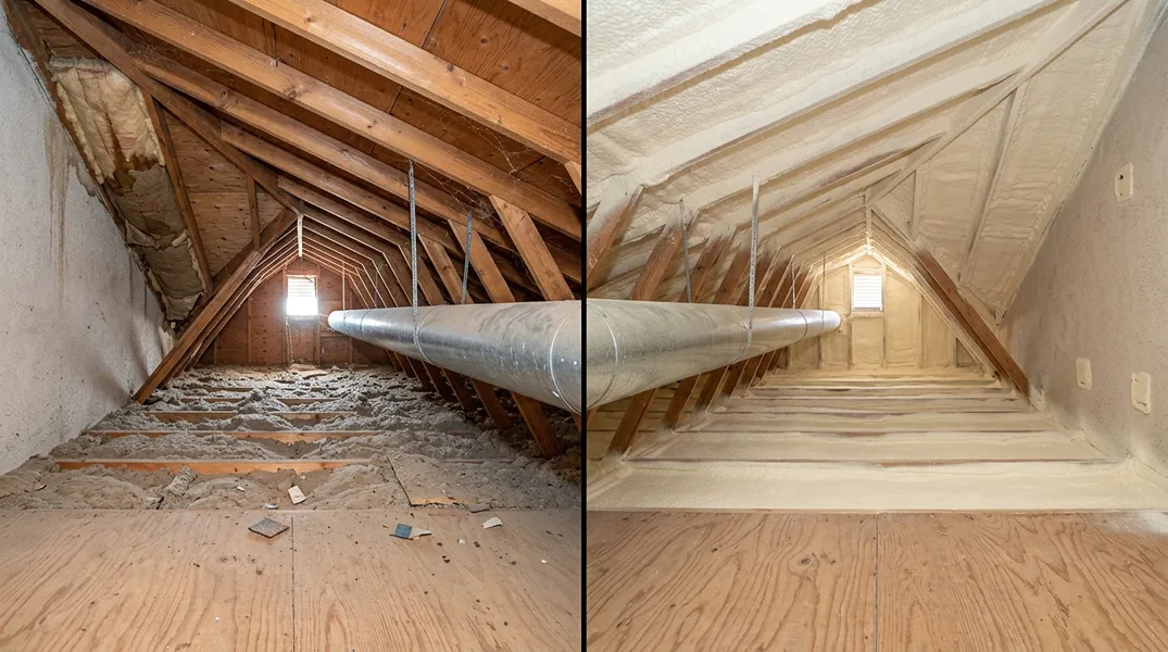 Result spray foam insulation in El Paso - El Paso Spray Foam Insulation